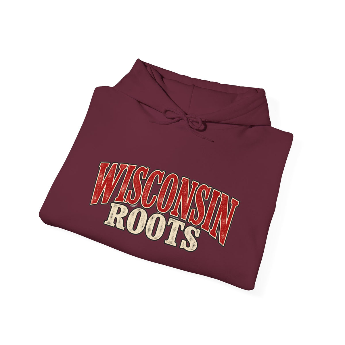 Wisconsin Roots Unisex Hoodie State Name Graphic