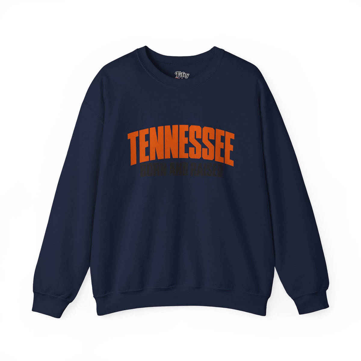 Tennessee Born and Raised Modern Southern Streetwear Unisex Sweatshirt Graphic
