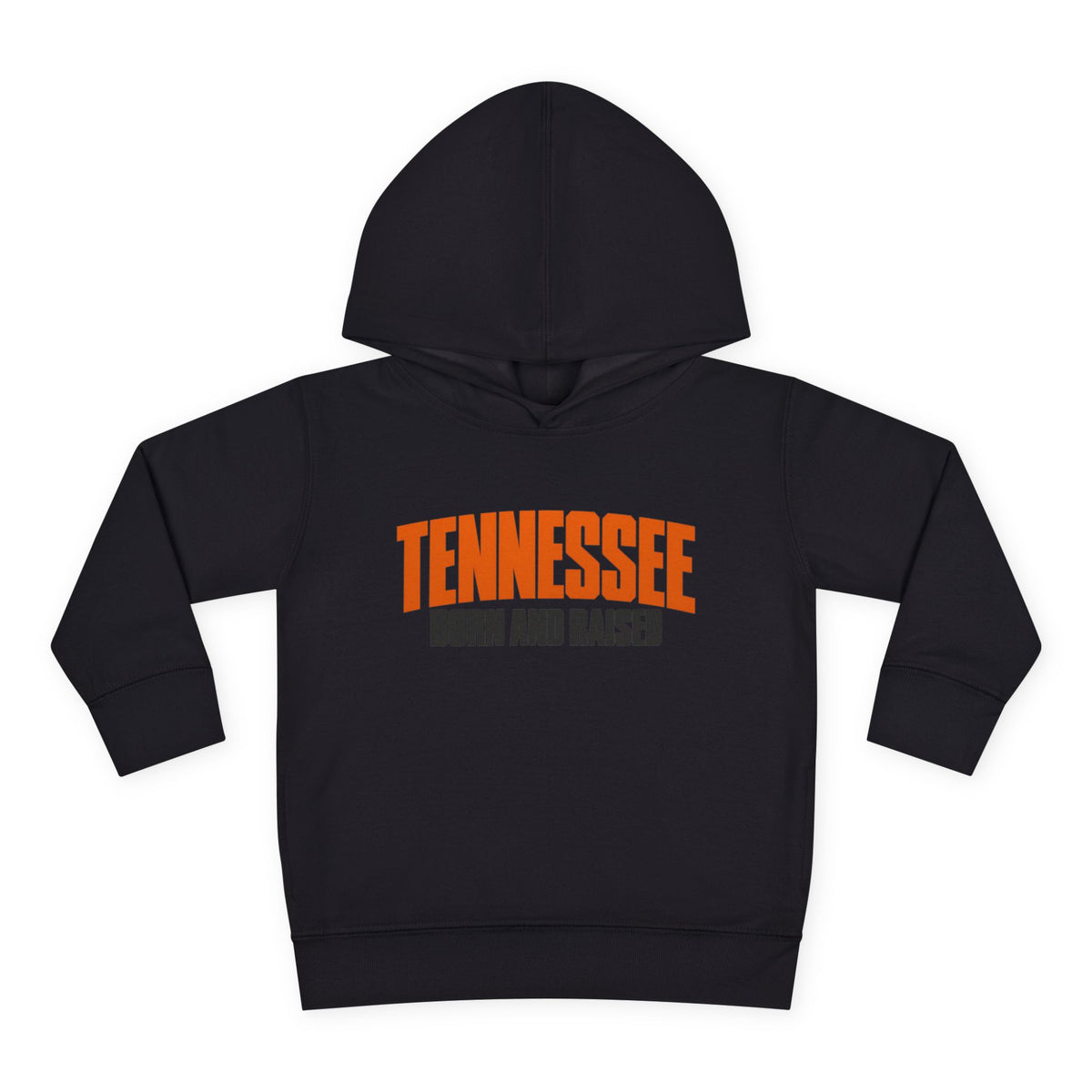 Tennessee Born and Raised Modern Southern Streetwear Unisex Toddler Pullover Fleece Hoodie
