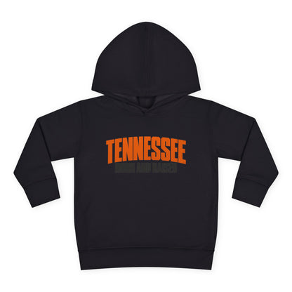 Tennessee Born and Raised Modern Southern Streetwear Unisex Toddler Pullover Fleece Hoodie