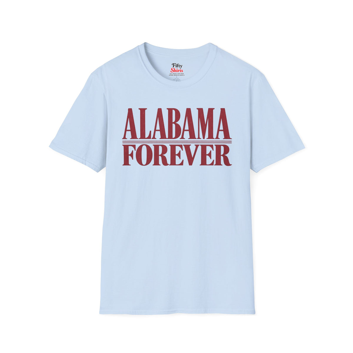 Alabama Forever Unisex Softstyle T Shirt State Name Graphic Tee