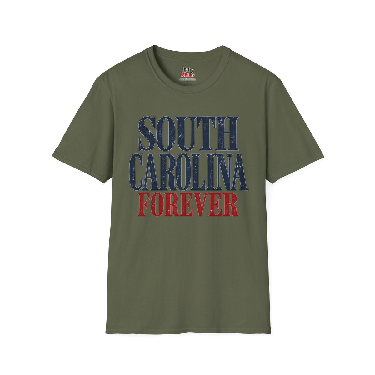 South Carolina Forever Unisex Softstyle T Shirt State Name Graphic Tee