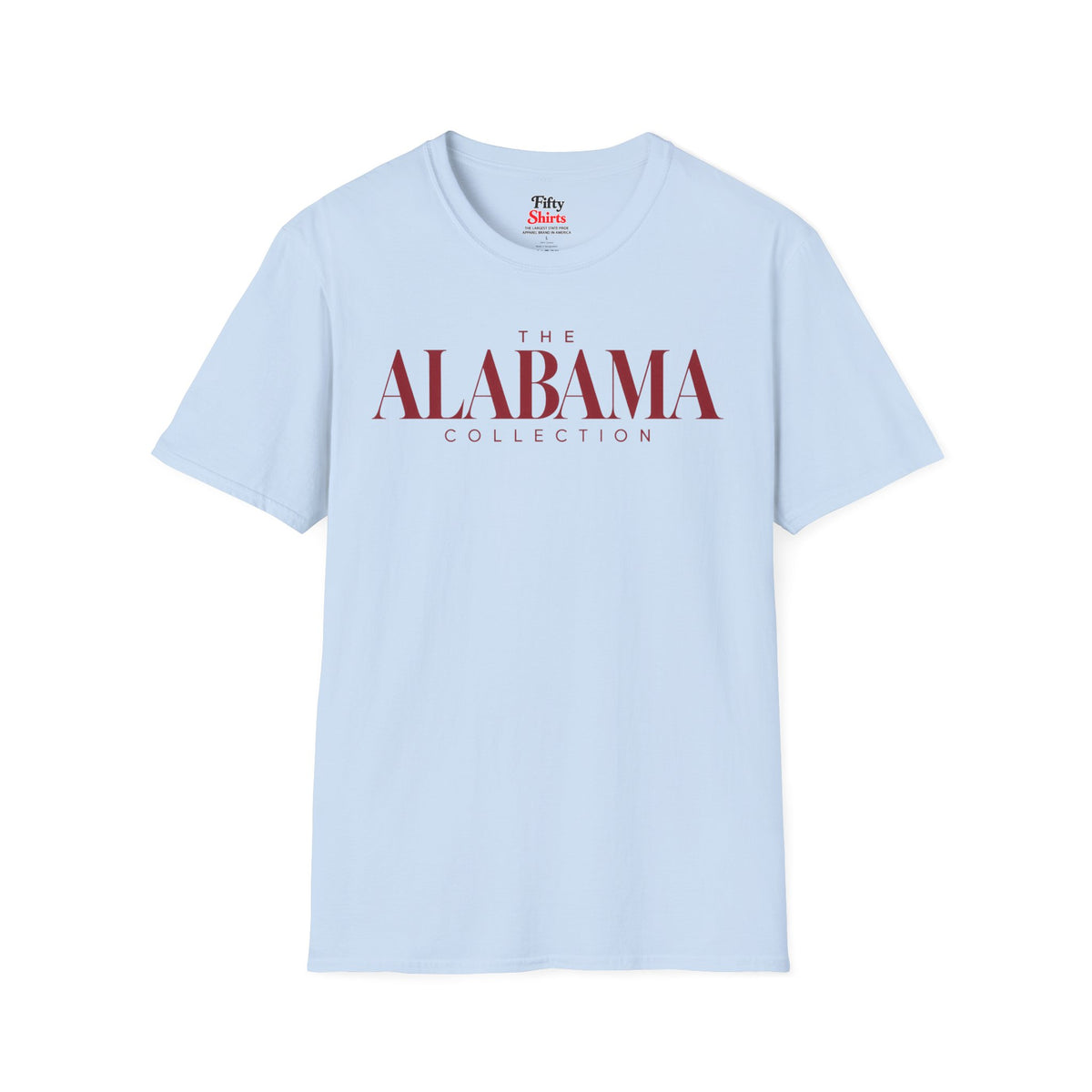 The Alabama Collection Unisex Softstyle T Shirt State Name Graphic Tee