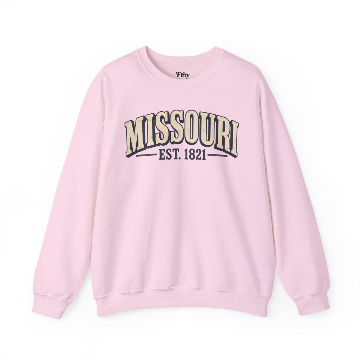 Missouri Est 1821 Unisex Crewneck Sweatshirt State Name Graphic