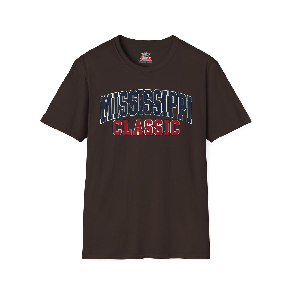 Mississippi Classic Unisex Softstyle T Shirt State Name Graphic Tee