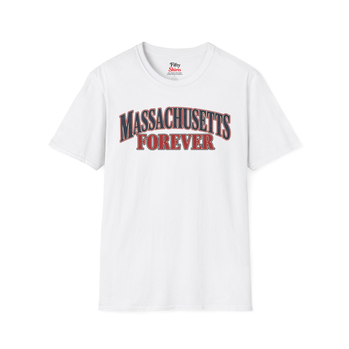 Massachusetts Forever Unisex Softstyle T Shirt State Name Graphic Tee