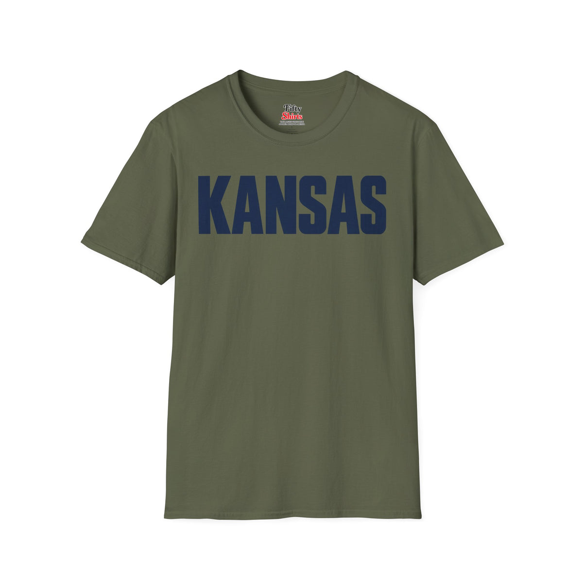 Kansas Unisex Softstyle T Shirt State Name Graphic Tee