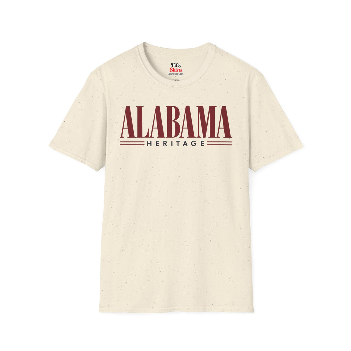Alabama Heritage Unisex Softstyle T Shirt State Name Graphic Tee