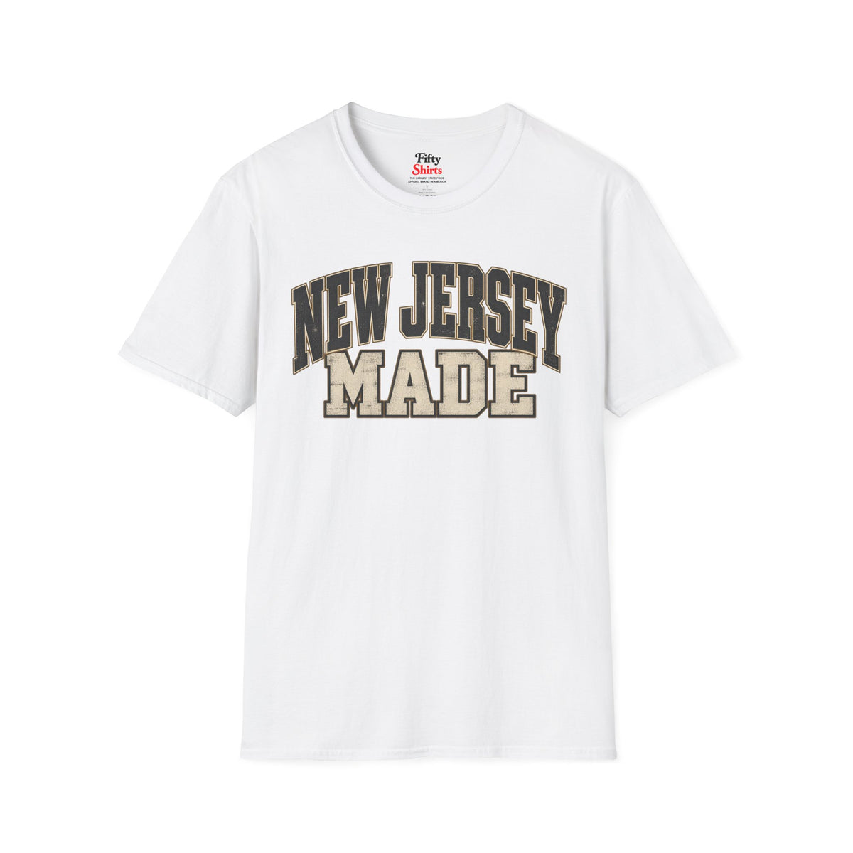 New Jersey made Unisex Softstyle T Shirt State Name Graphic Tee