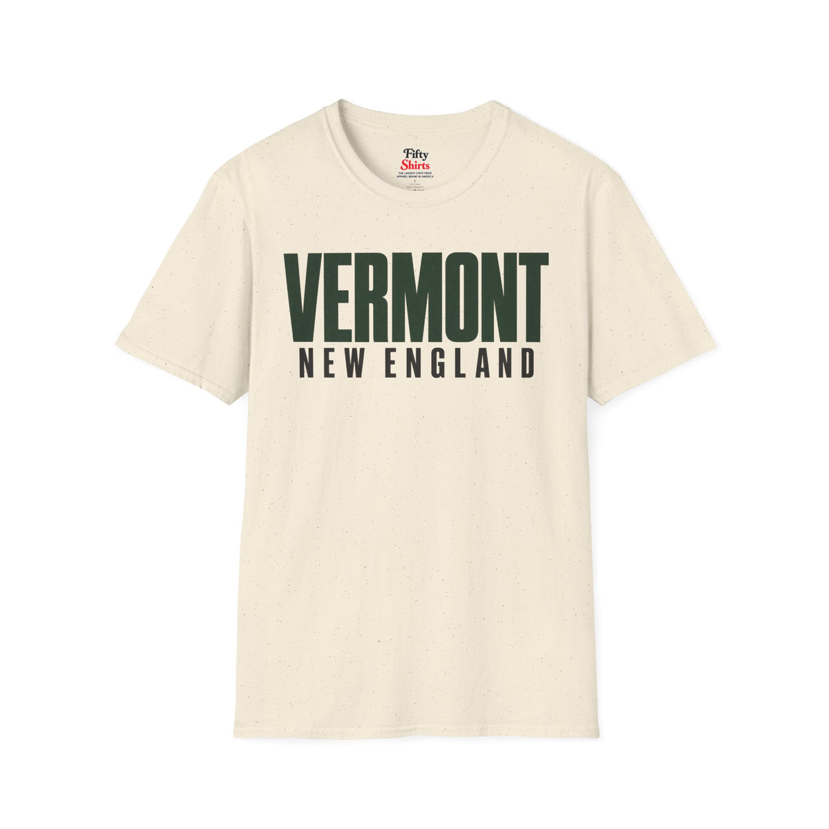 Vermont New England Unisex Softstyle T Shirt State Name Graphic Tee