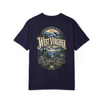 West Virginia Appalachian Roots Unisex Comfort Color 1717 Streetwear Graphic Tee