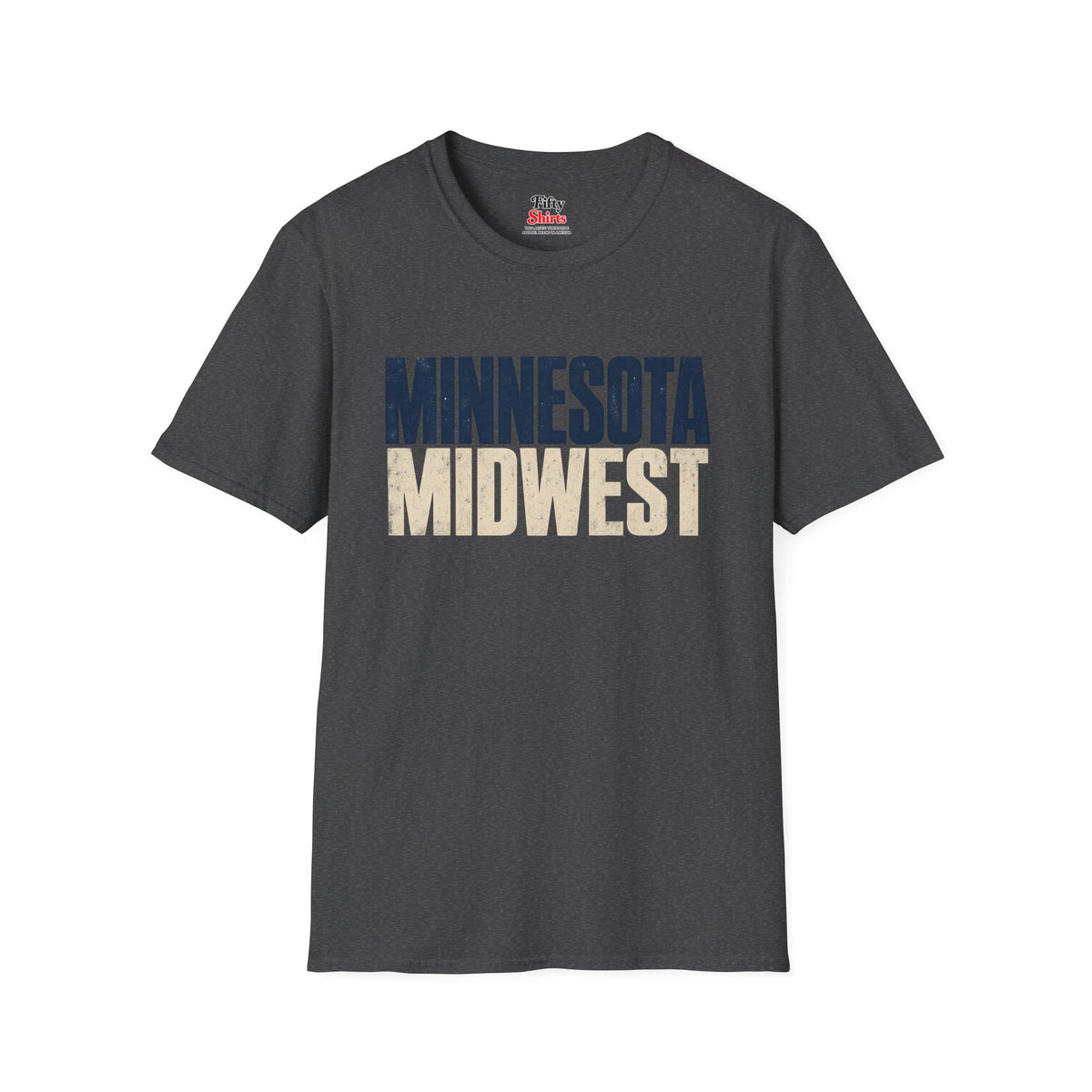 Minnesota Midwest Unisex Softstyle T Shirt State Name Graphic Tee