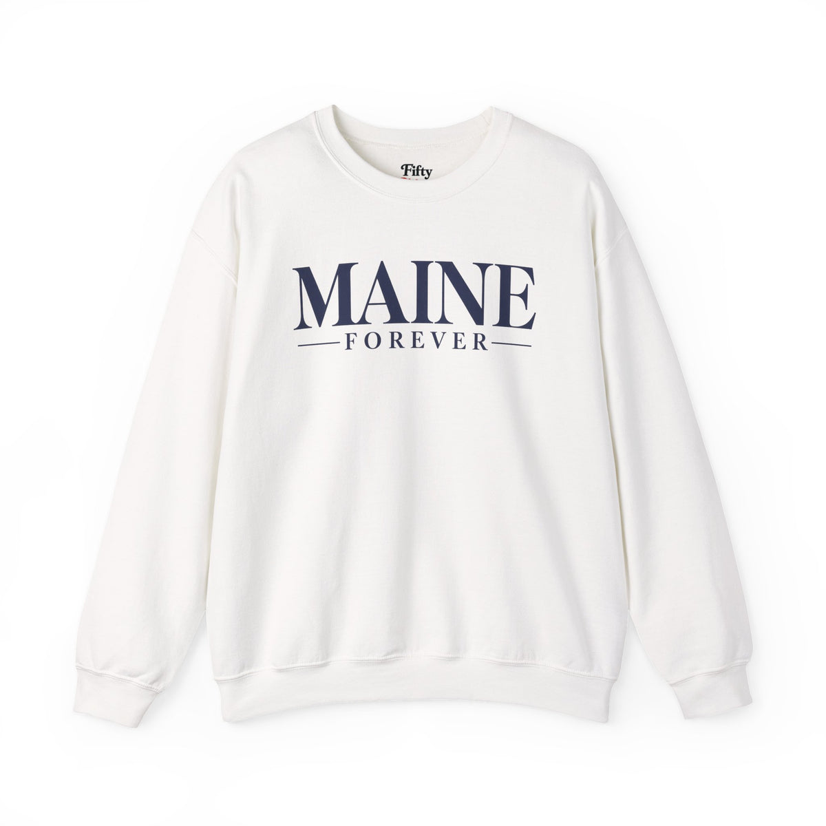Maine Forever Unisex Crewneck Sweatshirt State Name Graphic