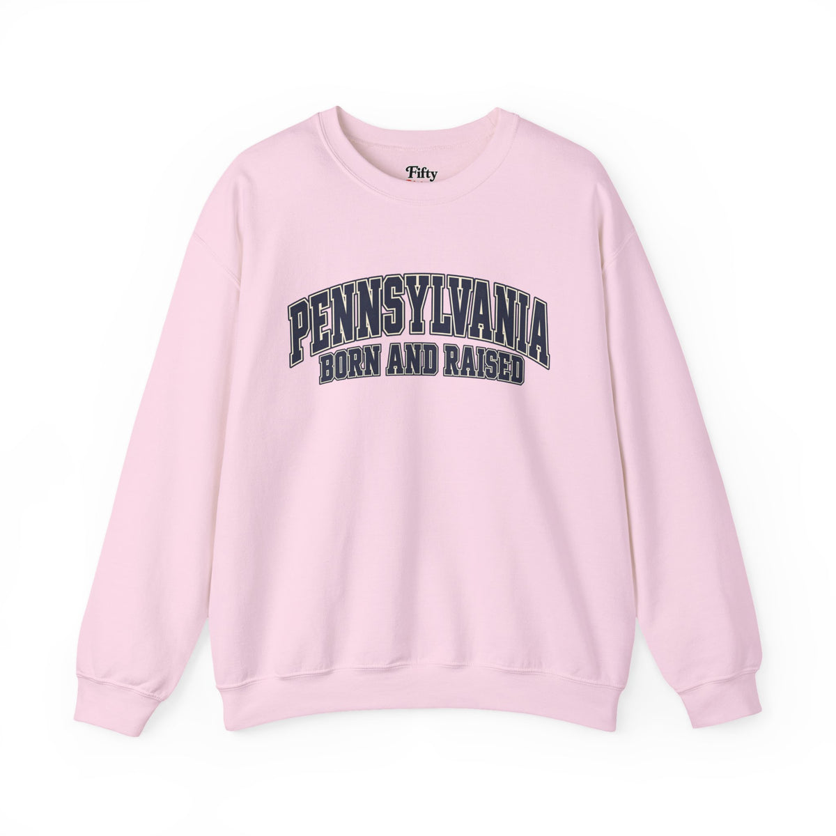 Pennsylvania Born and Raised Old-School Athletic Unisex Sweatshirt Graphic