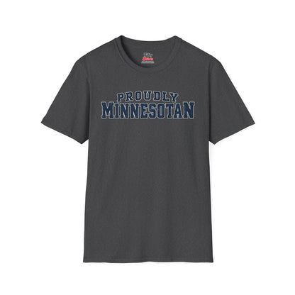 Proudly Minnesotan Unisex Softstyle T Shirt State Name Graphic Tee