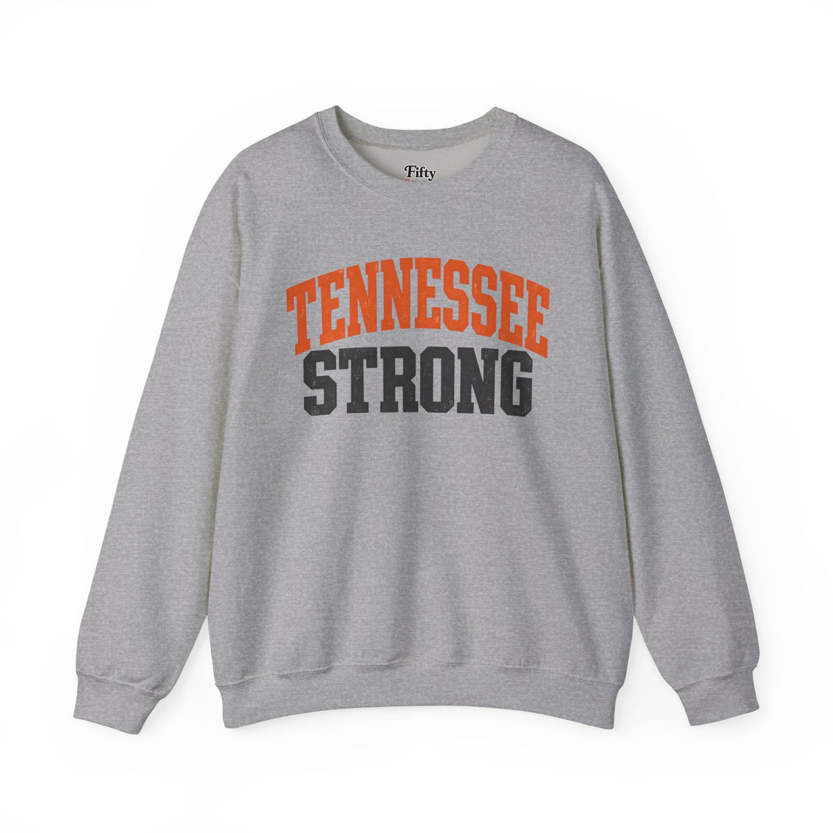 Tennessee Strong Unisex Crewneck Sweatshirt State Name Graphic