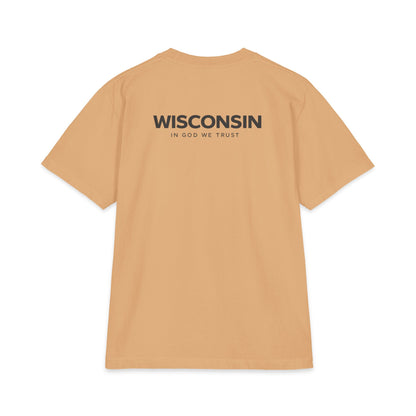 Wisconsin All State In God We Trust Unisex Max Heavyweight Short Sleeve