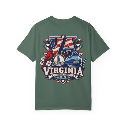 Virginia State Pride Unisex Comfort Color 1717 Streetwear Graphic Tee