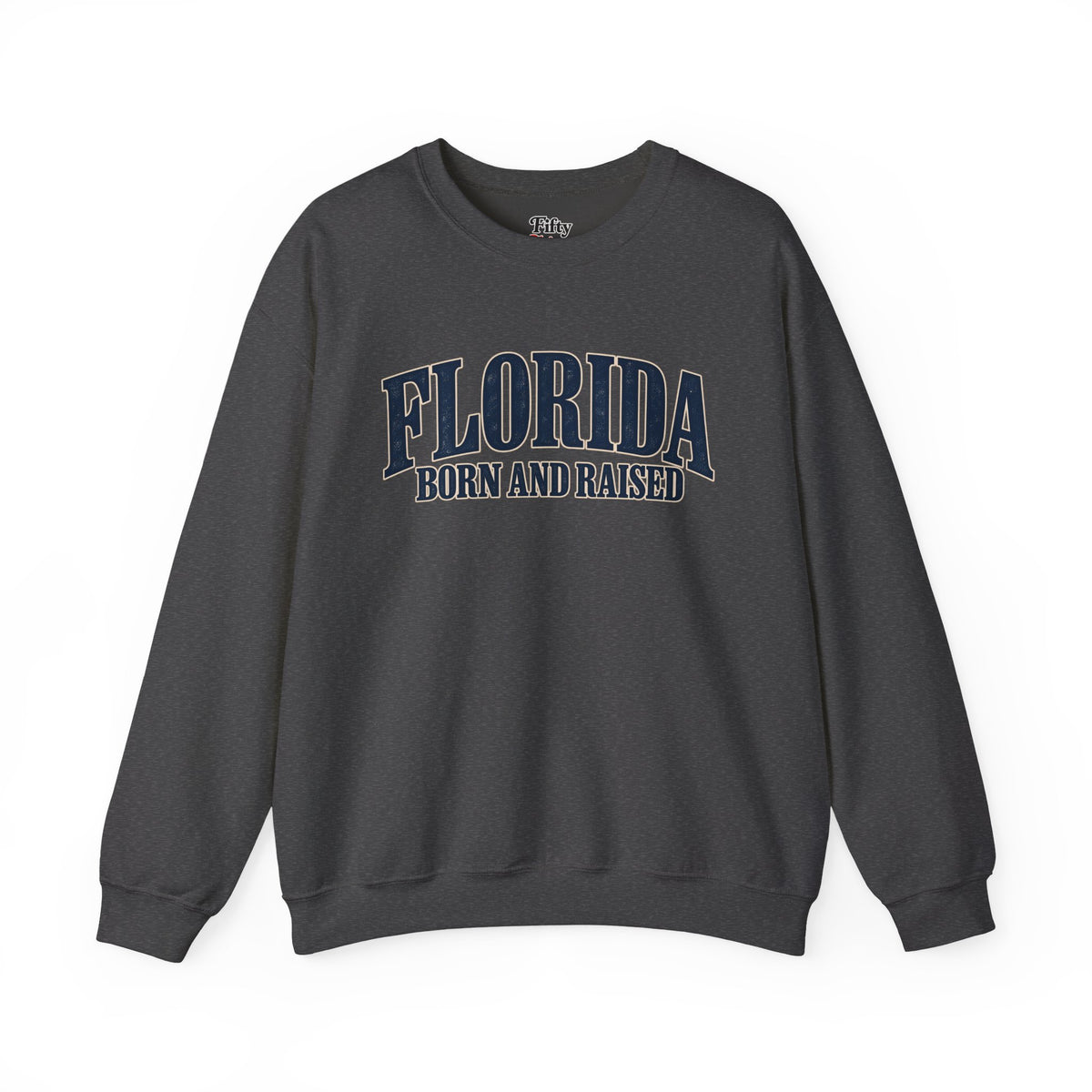 Florida Born and Raised Premium Heritage Unisex Sweatshirt Graphic