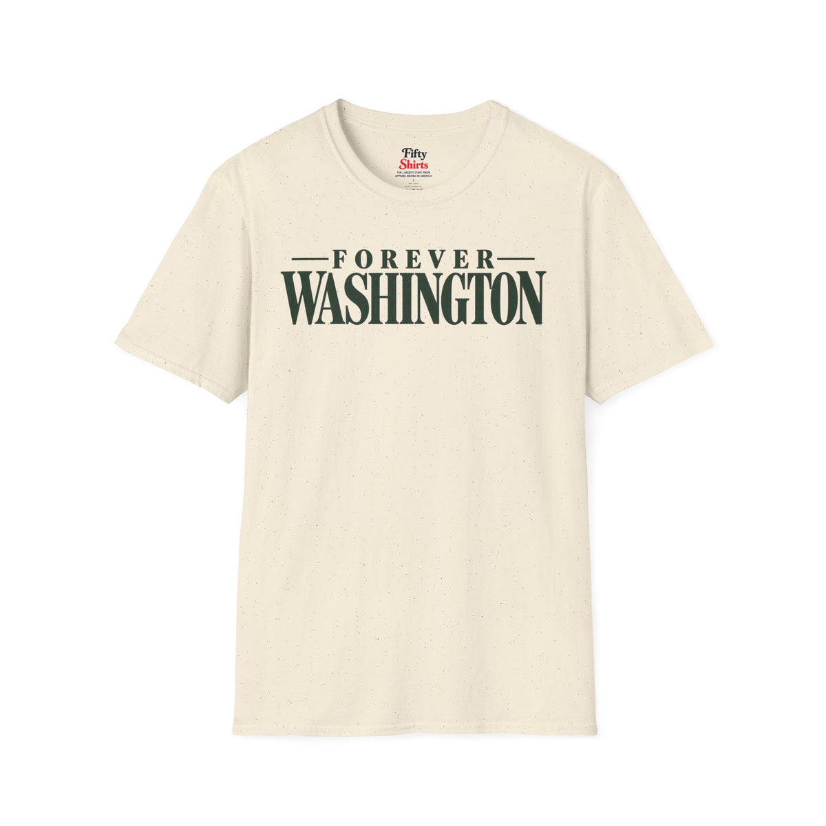 Forever Washington Unisex Softstyle T Shirt State Name Graphic Tee