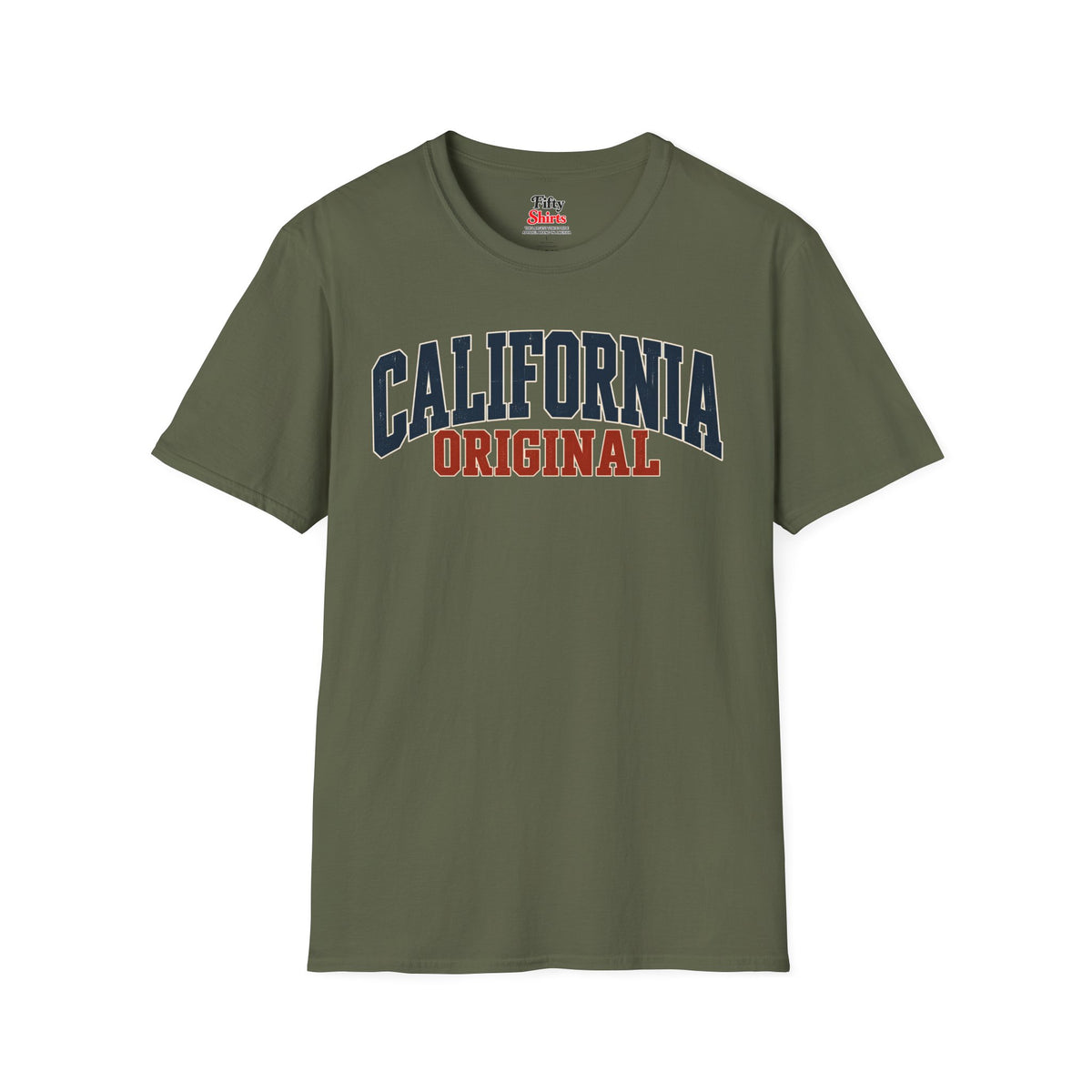 California Original Unisex Softstyle T Shirt State Name Graphic Tee