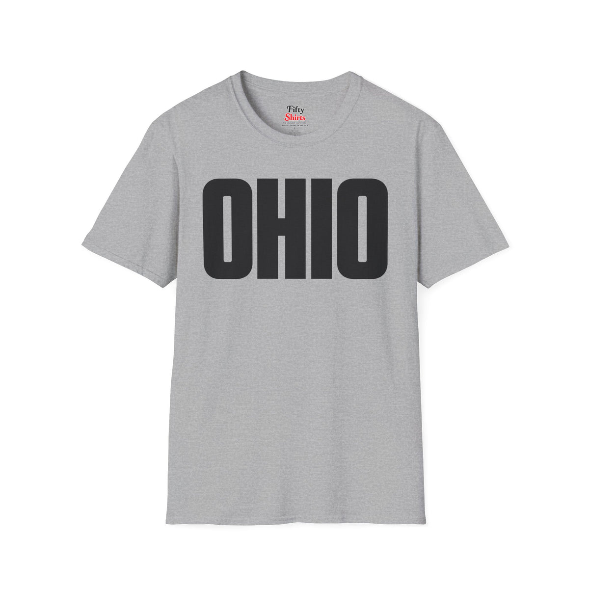 Ohio Unisex Softstyle T Shirt State Name Graphic Tee