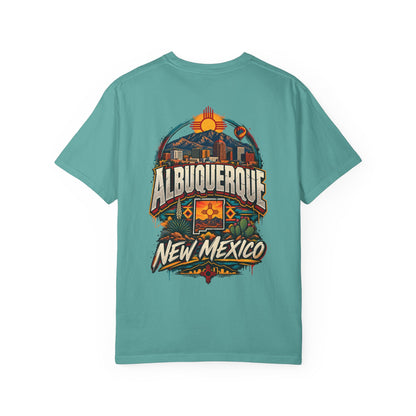 Albuquerque New Mexico Unisex Comfort Color 1717 Streetwear Graphic Tee