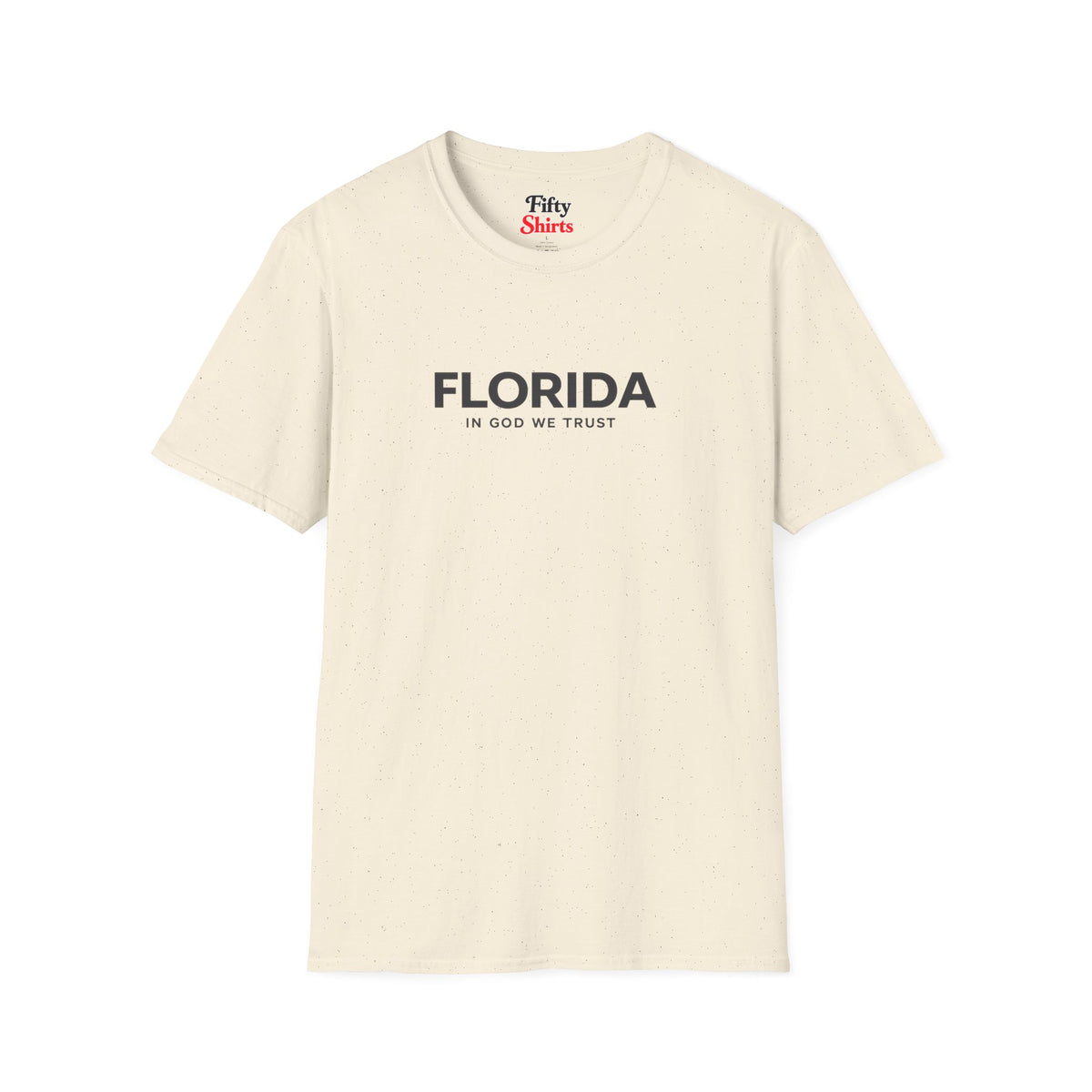 Florida All State In God We Trust Front Design Unisex Everyday Tee