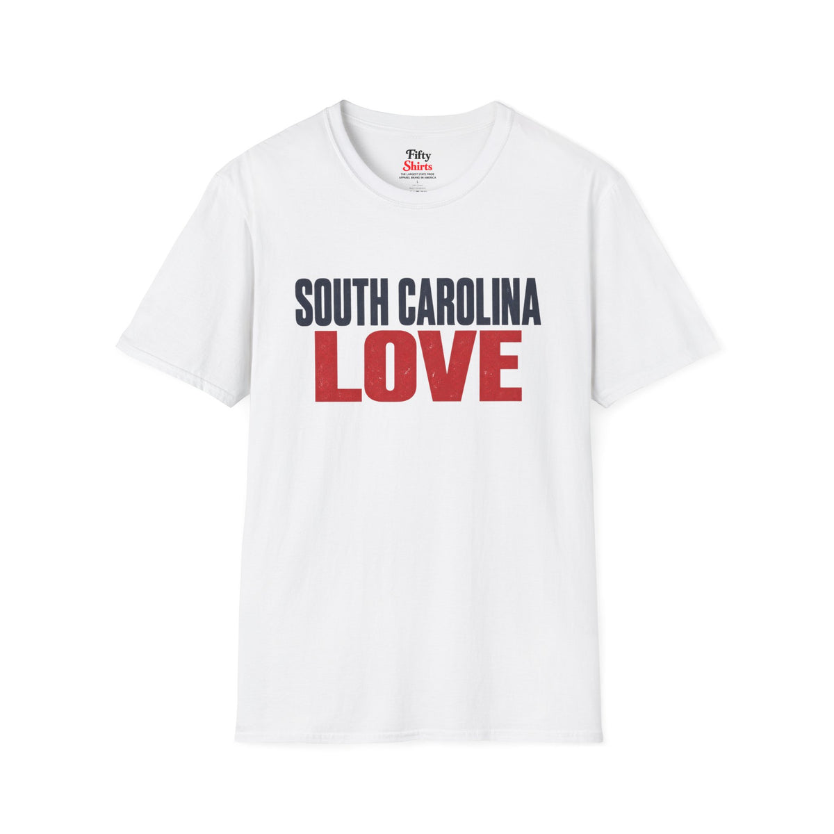 South Carolina Love Unisex Softstyle T Shirt State Name Graphic Tee