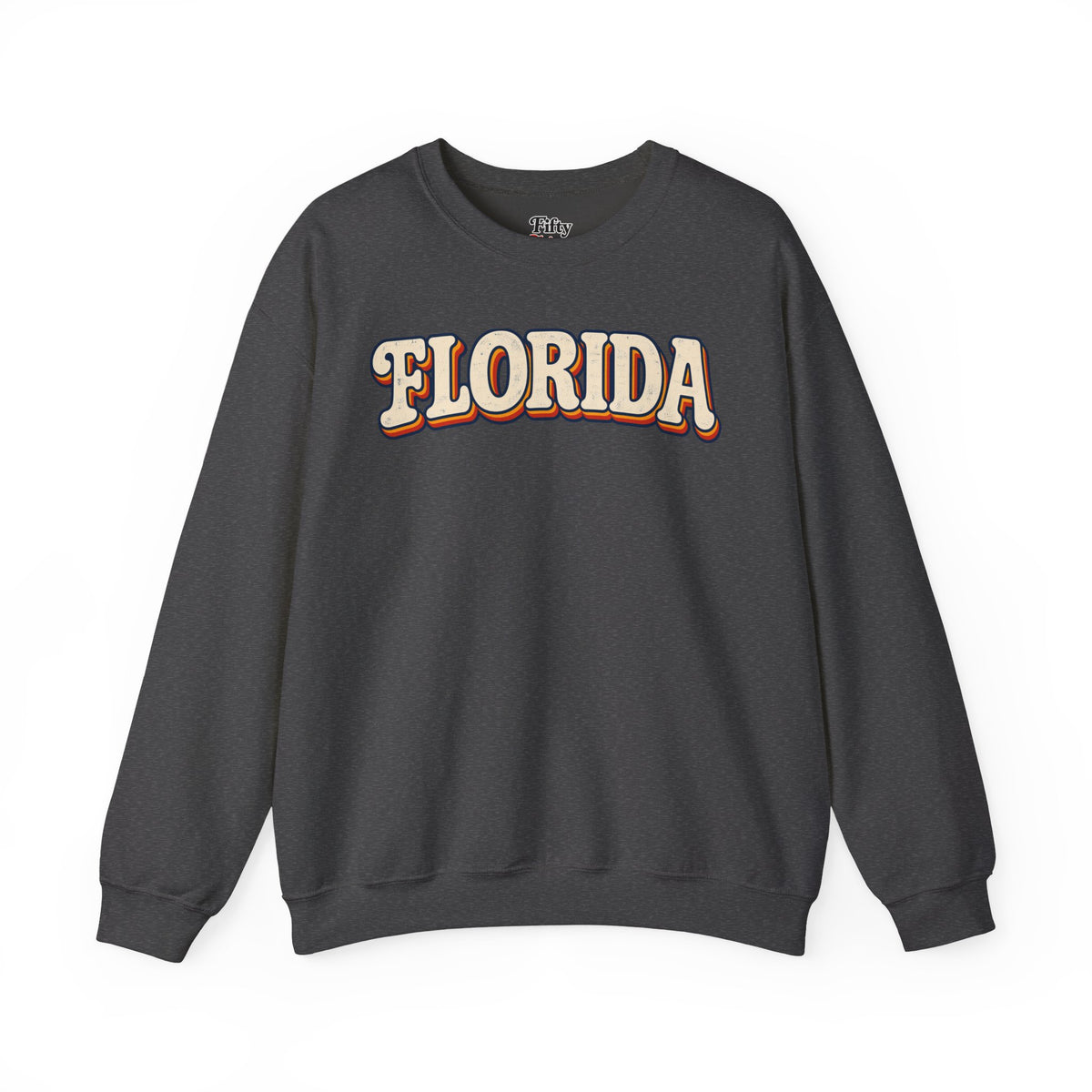 Florida Unisex Crewneck Sweatshirt State Name Graphic