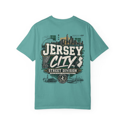 New Jersey City Street Division Unisex Comfort Color 1717 Streetwear Graphic Tee