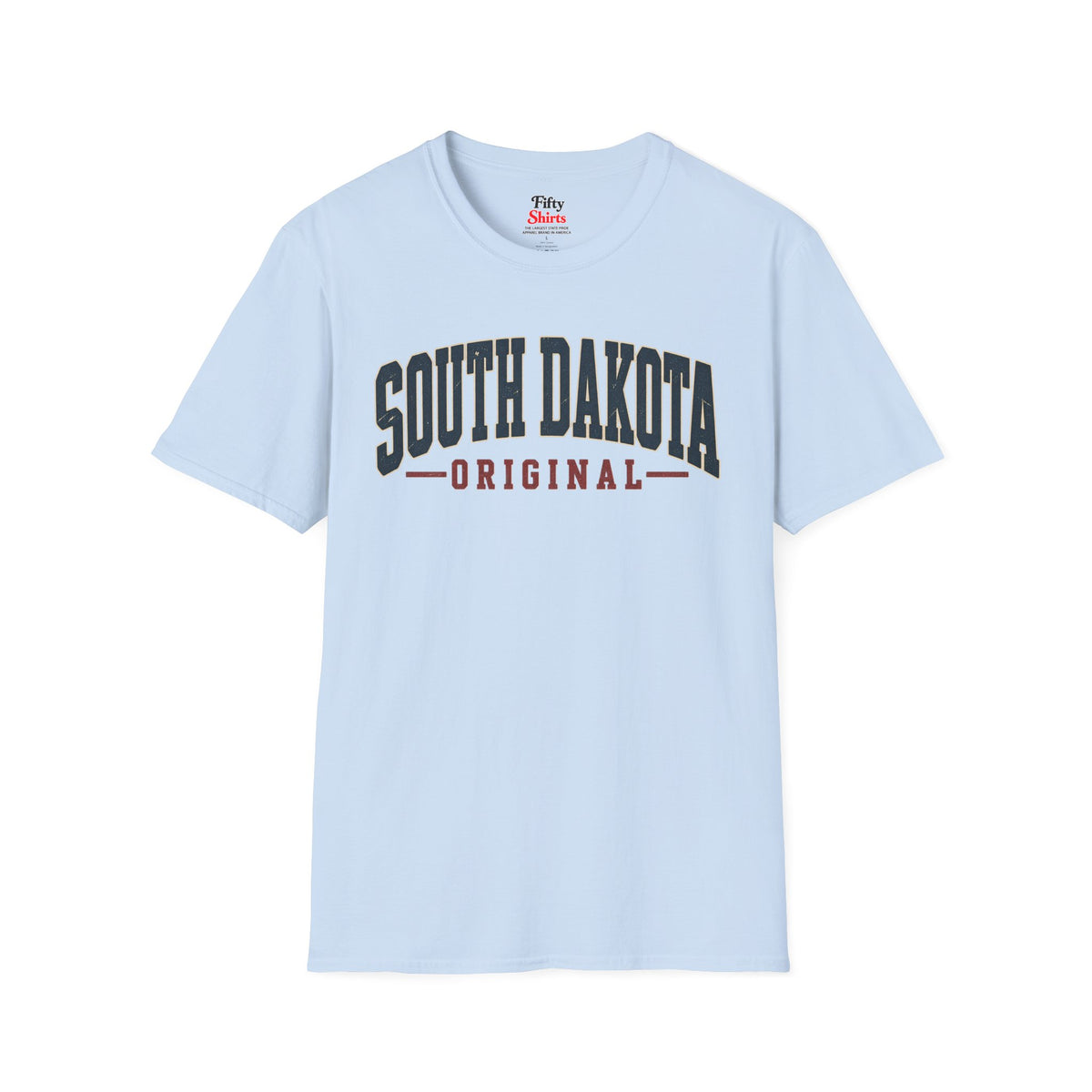 South Dakota Original Unisex Softstyle T Shirt State Name Graphic Tee