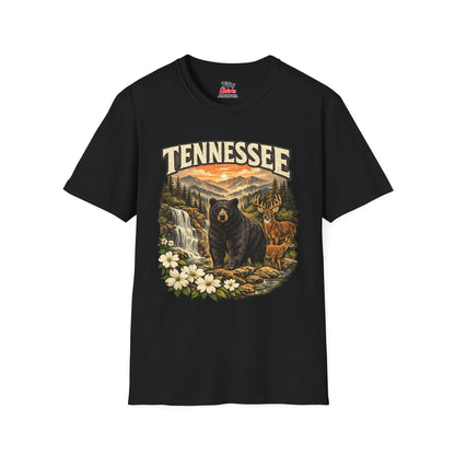Tennessee Wildlife Unisex Softstyle T Shirt State Pride Graphic Tee Collections FS03