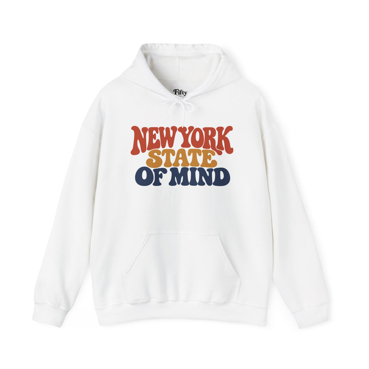 New York State Of Mind Unisex Hoodie State Name Graphic