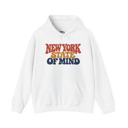 New York State Of Mind Unisex Hoodie State Name Graphic