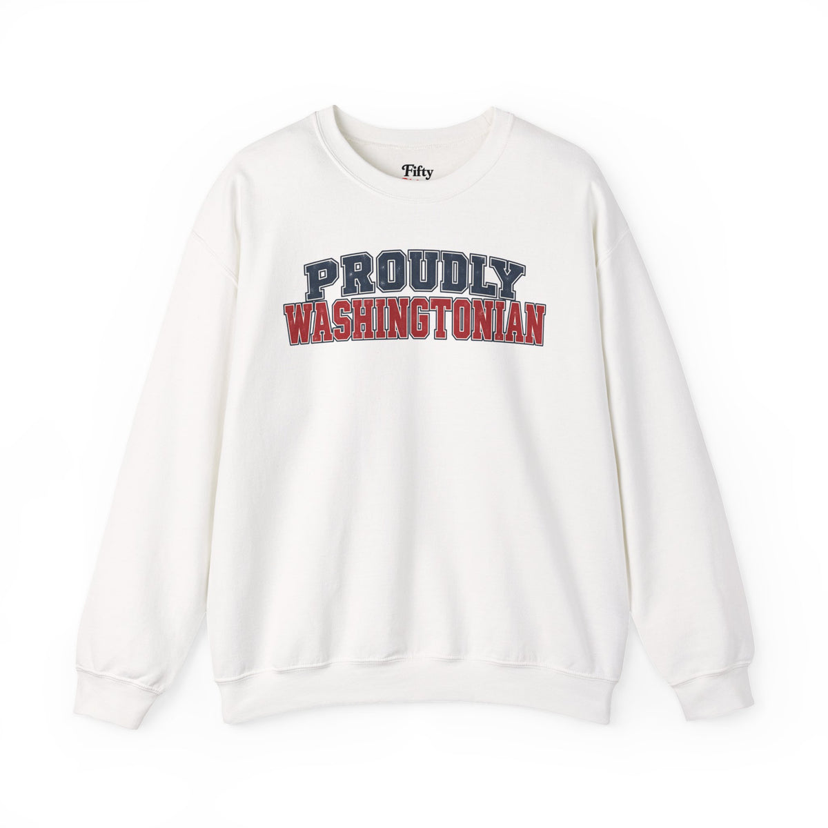 Proudly Washintonian Washington Unisex Crewneck Sweatshirt State Name Graphic