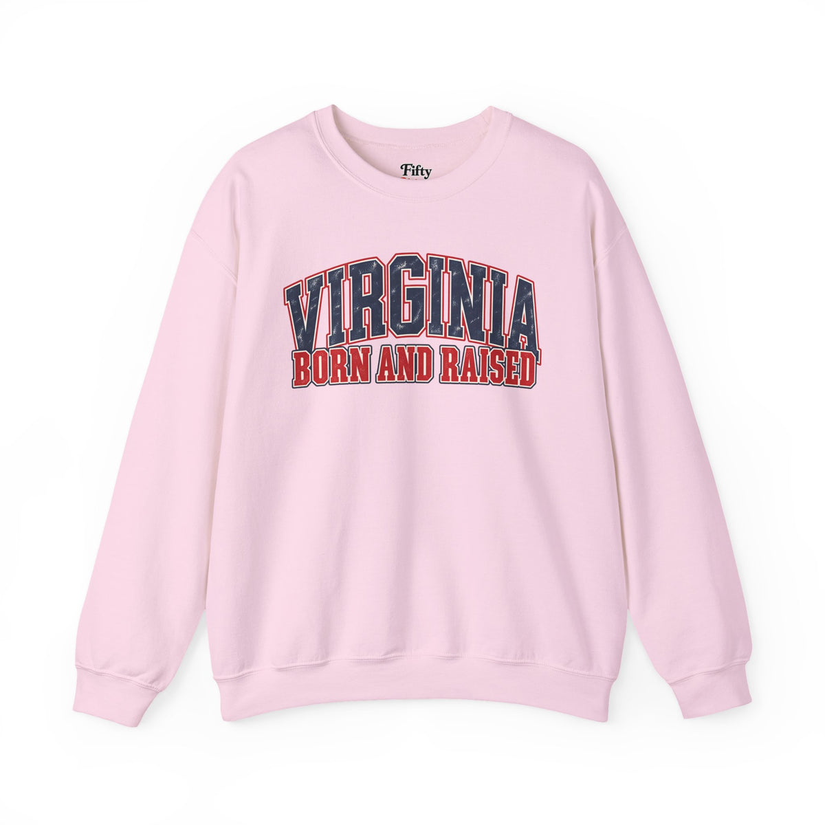 Virginia Born and Raised Vintage Americana Unisex Sweatshirt Graphic