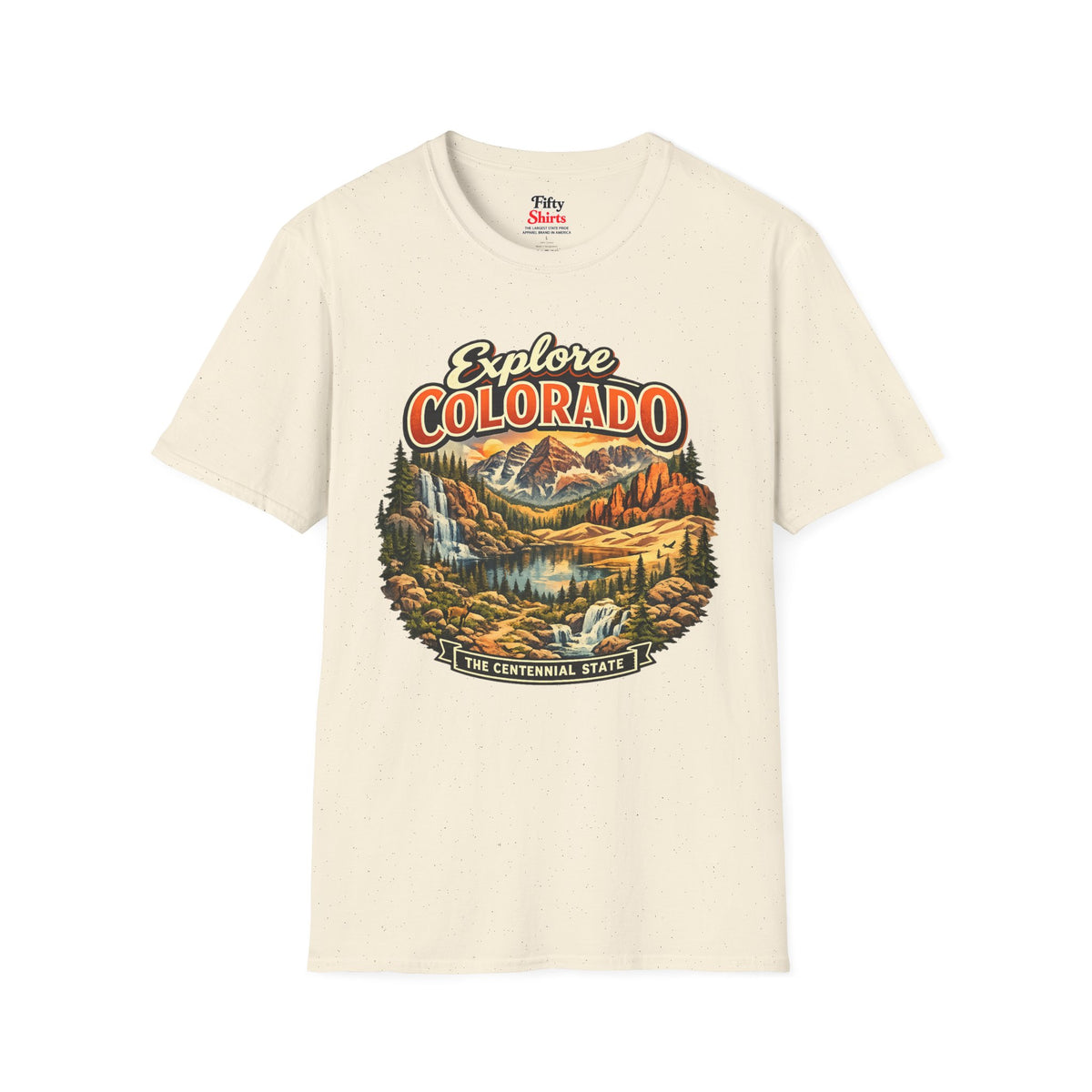 Explore Colorado Unisex Softstyle T Shirt State Pride Graphic Tee Collections FS03