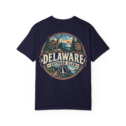 Delaware Outdoor Club  Unisex Comfort Color 1717 Streetwear Graphic Tee
