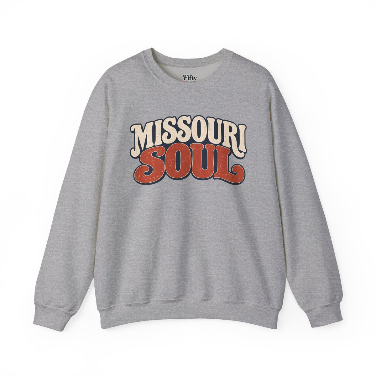 Missouri Soul Unisex Crewneck Sweatshirt State Name Graphic