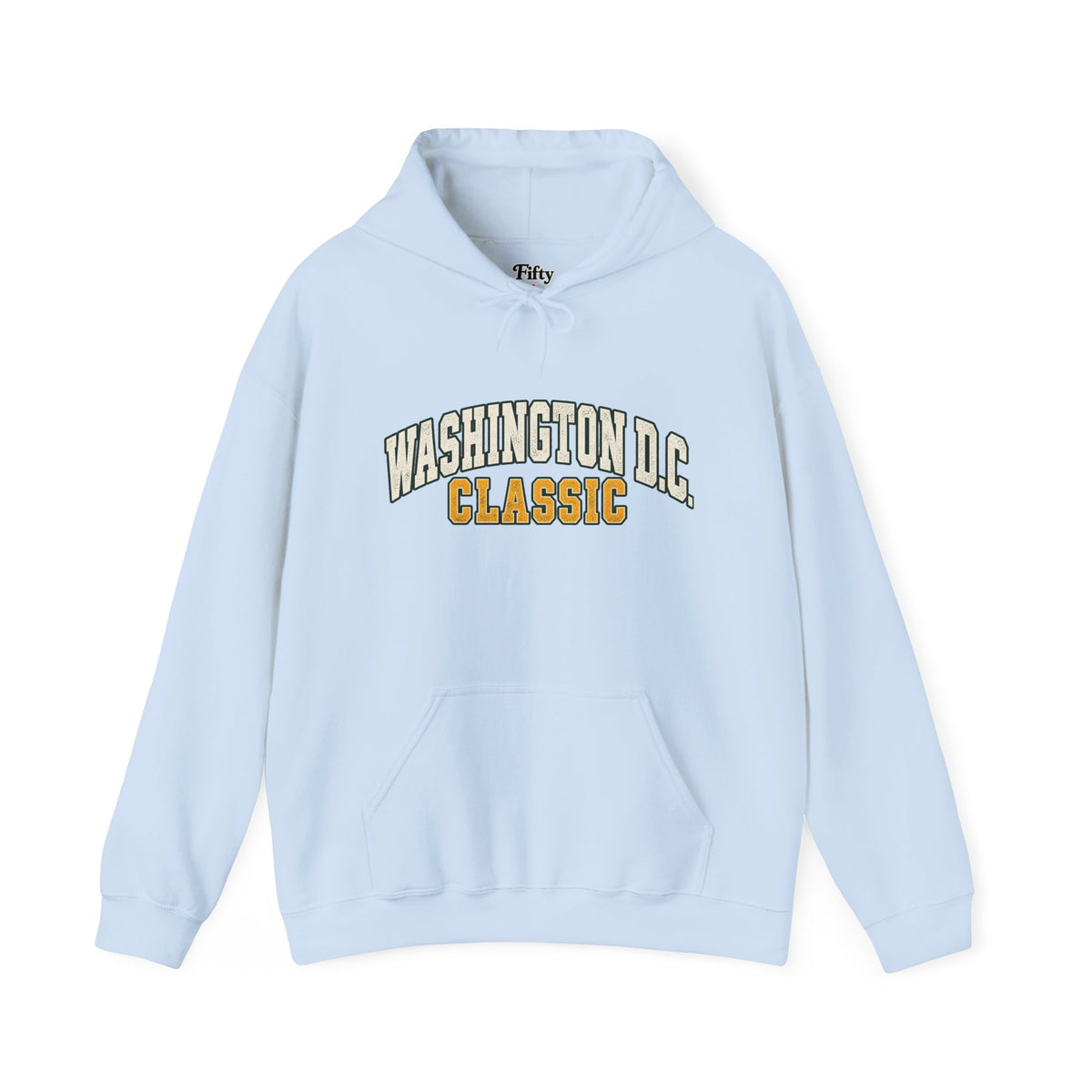 Washington DC Classic Unisex Hoodie State Name Graphic
