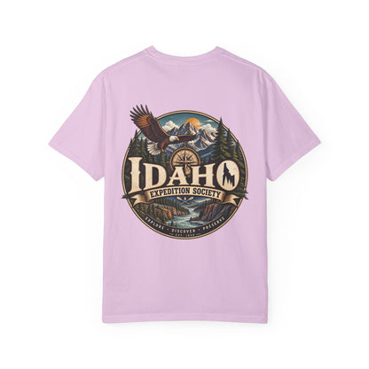 Idaho Expedition Society Unisex Comfort Color 1717 Streetwear Graphic Tee