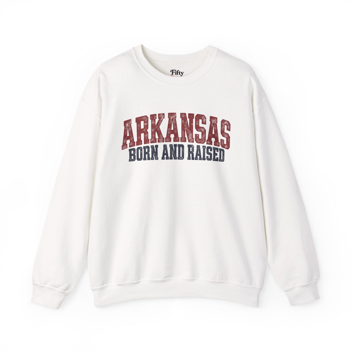 Arkansas Born and Raised Rugged Workwear Unisex Sweatshirt Graphic