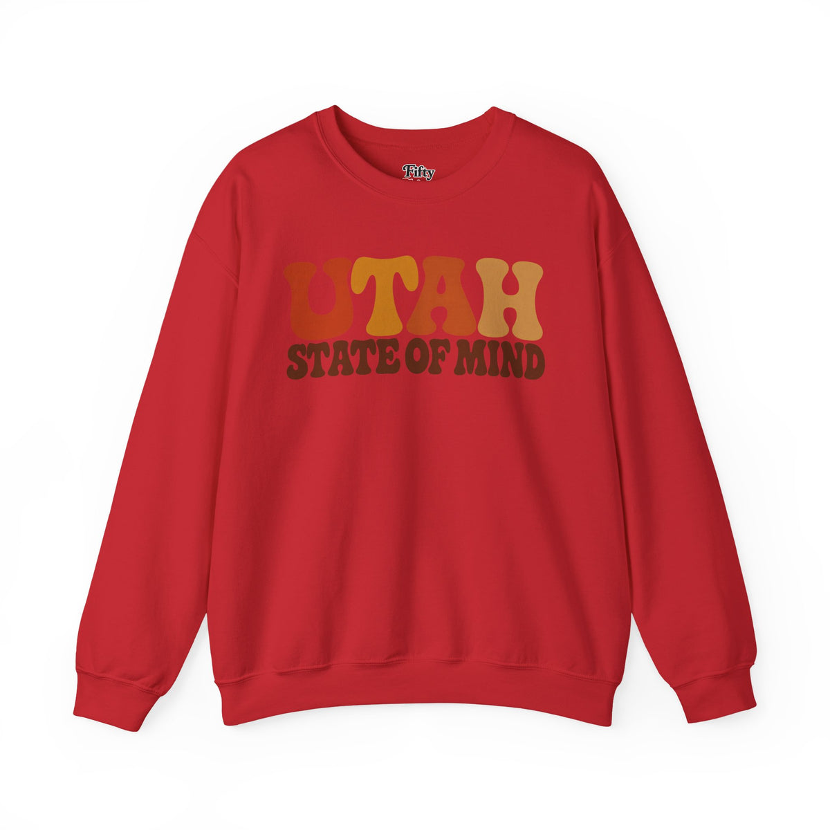 Utah State Of Mind Unisex Crewneck Sweatshirt State Name Graphic