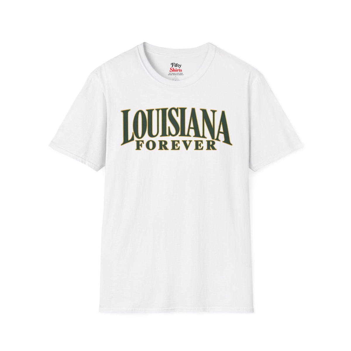 Louisiana Forever Unisex Softstyle T Shirt State Name Graphic Tee