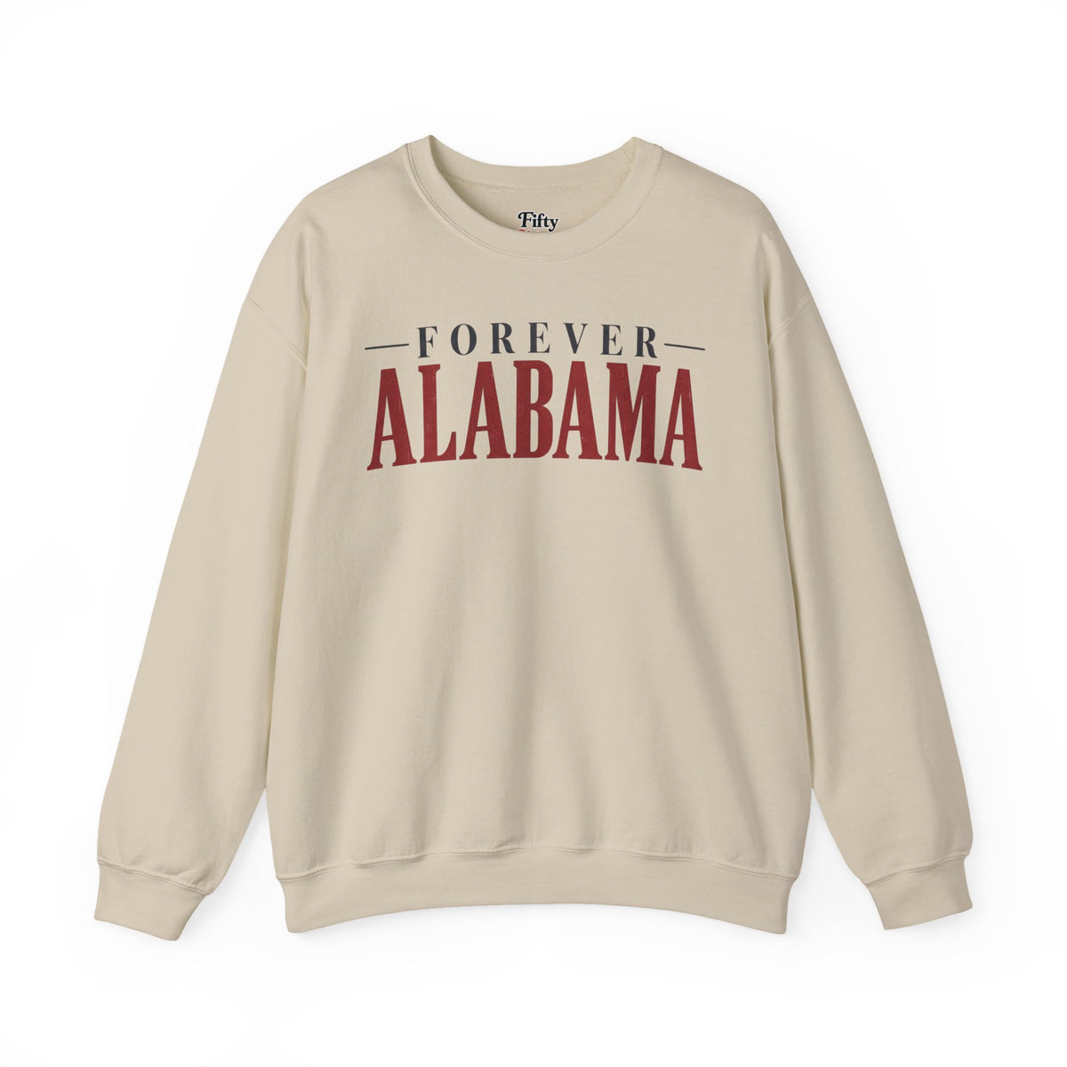 Forever Alabama Unisex Crewneck Sweatshirt State Name Graphic