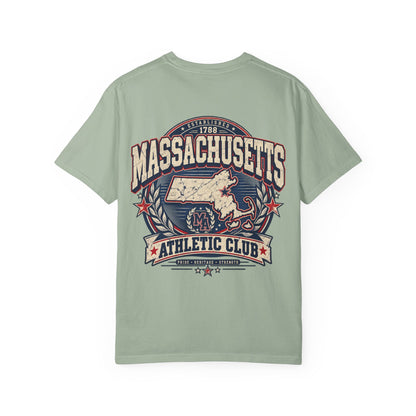 Massachusetts Athletic Club Unisex Comfort Color 1717 Streetwear Graphic Tee