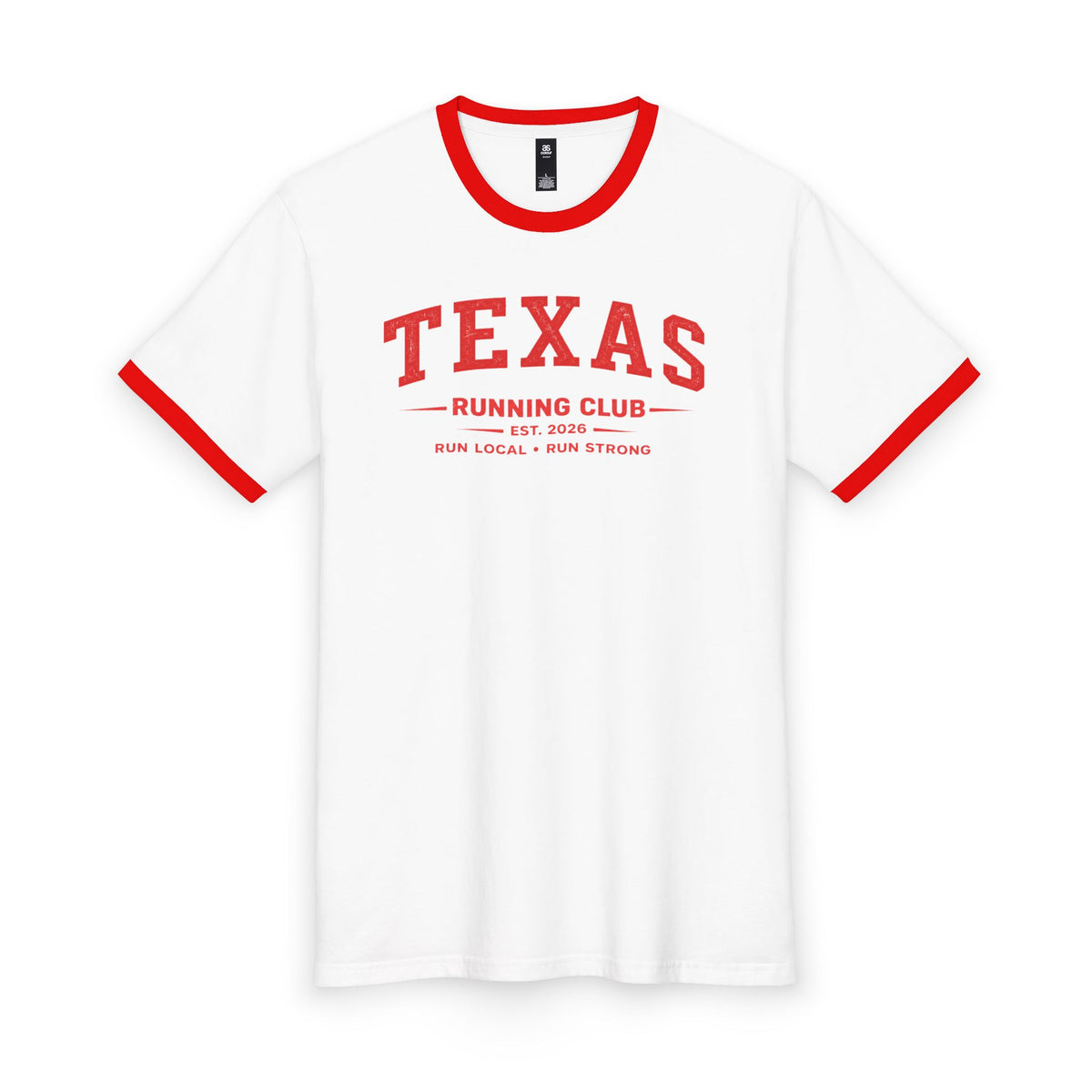 Texas Running Club 2026 All State Men's Staple Ringer Tee