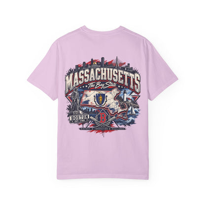 Massachusetts Street Legacy Unisex Comfort Color 1717 Streetwear Graphic Tee