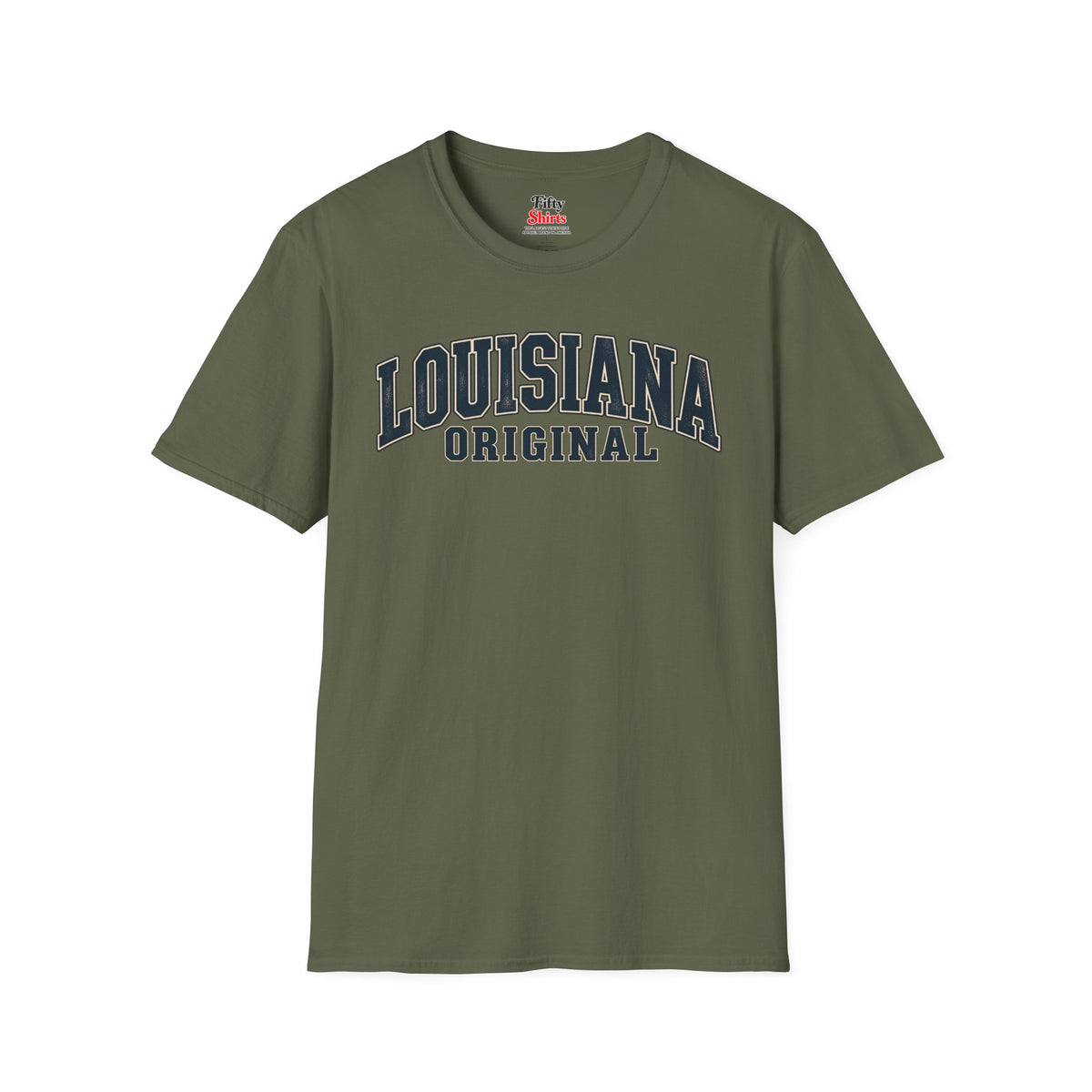 Louisiana Original Unisex Softstyle T Shirt State Name Graphic Tee